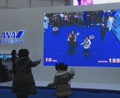 全日空机场活动（体感游戏拍照）